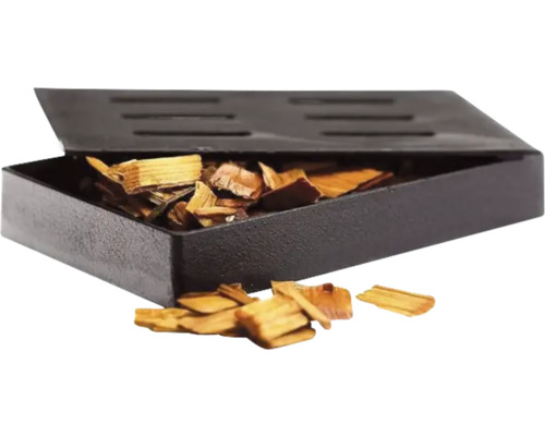 Räucherbox mit Räucherchips für Grills