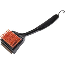 Grillbürste mit Schaber und Griff