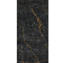 Fliese mit Marmorstruktur und goldenen Adern