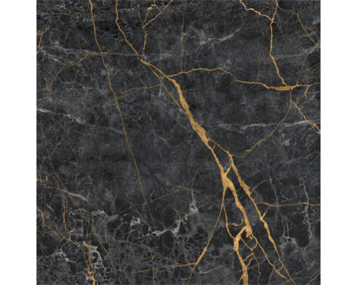 Fliese mit Marmoroptik und goldenen Adern