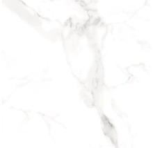 Weiße Fliese mit Marmorierung