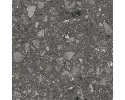 Nahaufnahme einer Bodenfliese mit Steindekor