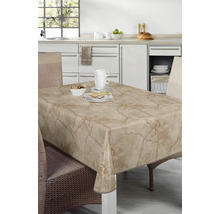 Esstisch mit Marmor Optik Tischdecke