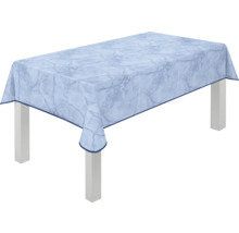 Rechteckige Tischdecke mit Marmormuster auf einem Tisch