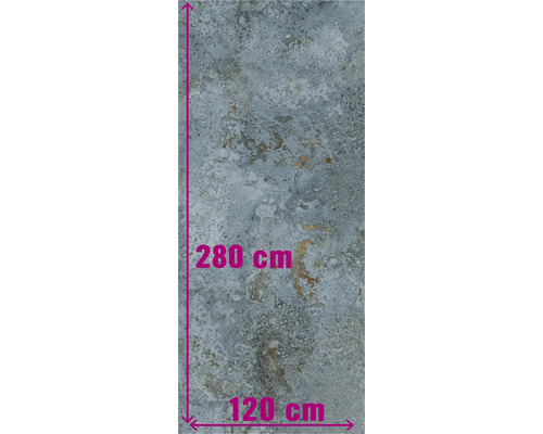 Fliesenmuster mit den Maßen 280 mal 120 Zentimeter