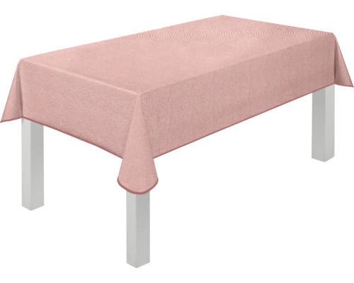 Rechteckige Tischdecke auf einem Tisch