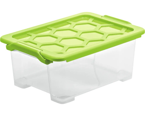 Aufbewahrungsbox mit grünem Deckel