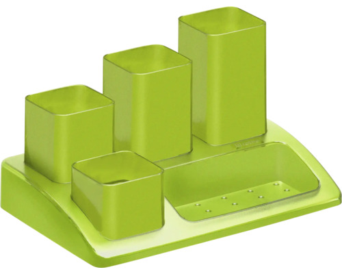 Schreibtischbutler aus Kunststoff mit vier Fächern