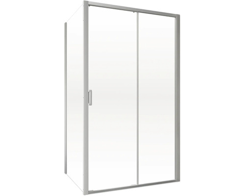 Duschkabine mit Schiebetür und Rahmen