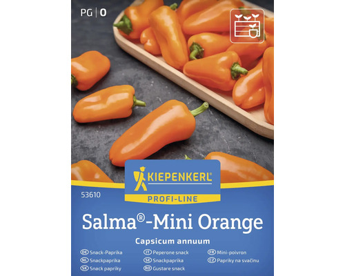 Kiepenkerl Salma Mini Orange Snack-Paprika Samen