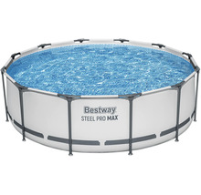 Bestway Steel Pro Max Frame Pool mit Wasser gefüllt
