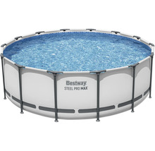 Bestway Steel Pro Max Pool mit Wasser gefüllt