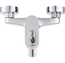 Aufputz-Badewannenarmatur mit Umsteller