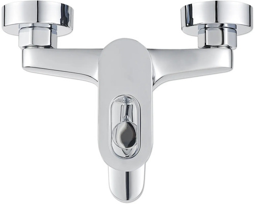 Aufputz-Badewannenarmatur mit Umsteller