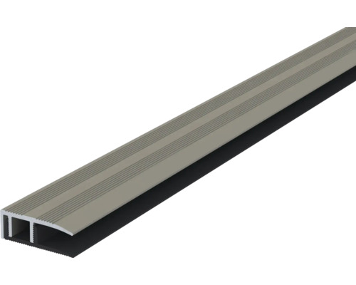 Profil für Treppenkanten aus Aluminium mit Gummilippe