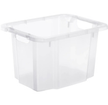 Transparente Aufbewahrungsbox aus Kunststoff