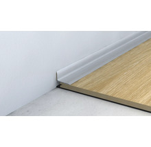 Bodenansicht mit Fußleiste und Laminat