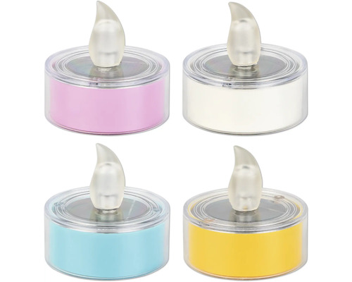 Mehrfarbige LED-Teelichter