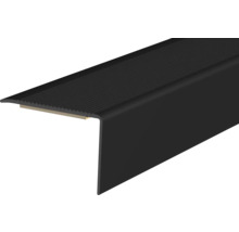 Schwarzes Treppenkantenprofil