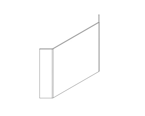 Bauplatte für den Innenausbau