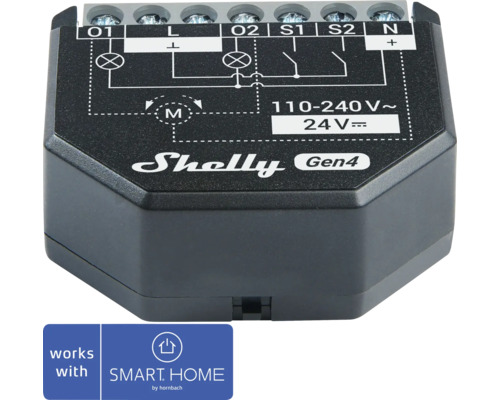 Shelly Gen4 Smart Home Relais zur Steuerung von elektrischen Geräten