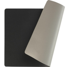 Schwarze und graue Tischmatte