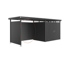 Fahrradgarage mit Abstellraum aus Metall