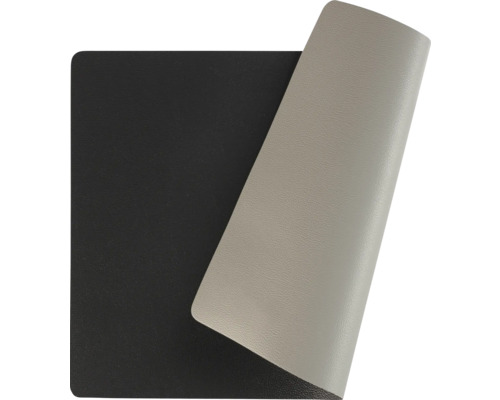 Schwarze und graue Tischschutzmatte