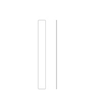 Abbildung eines Profils aus Kunststoff