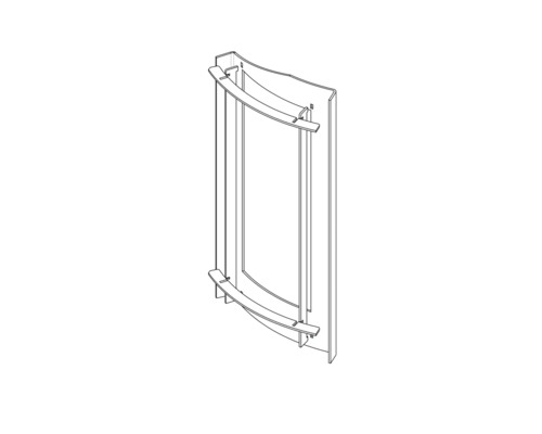 Badezimmer Duschtür Eckeinstieg zur Montage