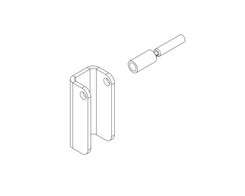 Metallbügel mit Stift