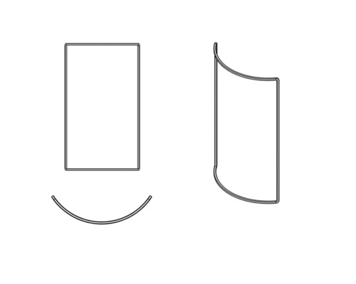 Dusche Eckeinstieg Schema