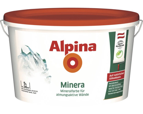 Alpina Minera Innenfarbe, 5 Liter Eimer