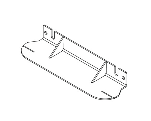 Zeichnung einer Gerätehalterung