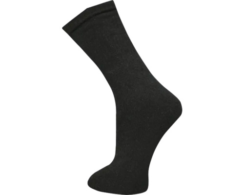 Eine einzelne schwarze Socke.