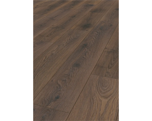 Dunkler Laminatboden mit Holzstruktur