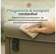 Einfach zu reinigende und kompakt verstaubare Abdeckung für einen Whirlpool