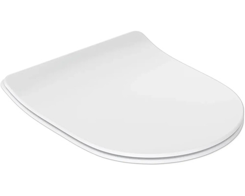 Weißer Toilettendeckel