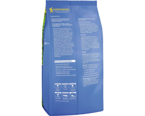 Kiepenkerl Kleintierwiese Futtermischung für verschiedene Grasarten und Klee