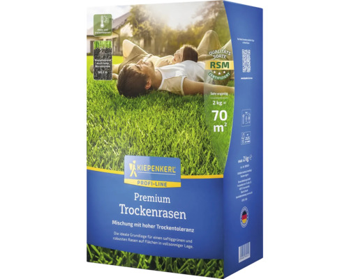 Kiepenkerl Premium Trockenrasen Packung für trockenheitsresistenten Rasen