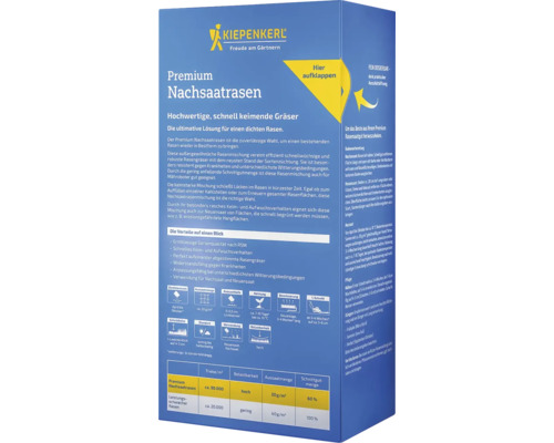 Kiepenkerl Premium Nachsaatrasen für die Rasenerneuerung