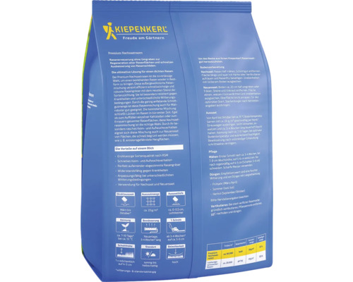 Kiepenkerl Premium Nachsaatrasen zur Rasenerneuerung und Ausbesserung von Rasenschäden