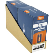 Ansmann CR123A Lithium 3 Volt Batterien, 24 Stück in Kartonverpackung