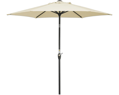 Gartenschirm mit Kurbel und Mast