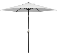 Gartenschirm mit schwarzem Gestell