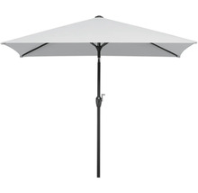 Quadratischer Sonnenschirm mit Kurbel zum Öffnen und Schließen