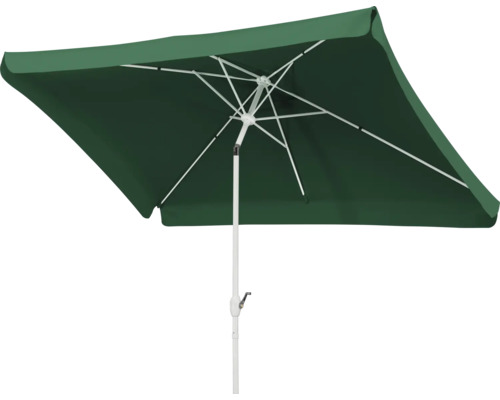 Quadratischer Sonnenschirm mit Kurbelmechanismus