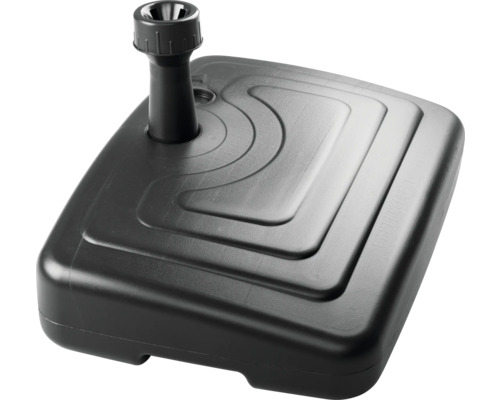 Quadratischer Sonnenschirmständer aus Kunststoff