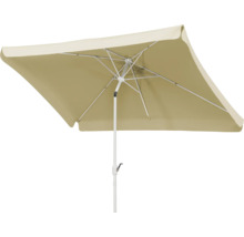 Rechteckiger Sonnenschirm mit Kurbelmechanismus
