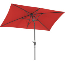 Rechteckiger Gartenschirm mit Kurbelmechanismus